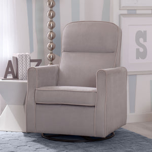 Clair Slim Nursery Glider Swivel Rocker Chair 2