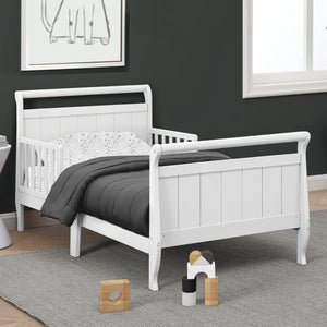 Wood Sleigh Toddler Bed 1