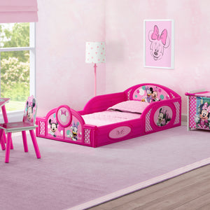 Minnie Mouse 4-Piece Toddler Room-in-a-Box Set – Includes Sleep and Play Toddler Bed, Table, 1 Chair and Toy Box 5