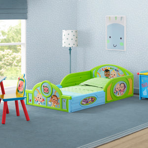 CoComelon 4-Piece Toddler Room-in-a-Box Set – Includes Sleep and Play Toddler Bed, Table, 1 Chair and Toy Box 13