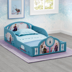 Frozen II Plastic Sleep and Play Toddler Bed 18