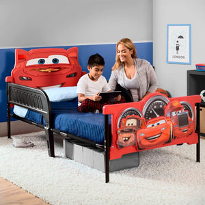 Cars Plastic 3D Twin Bed 5