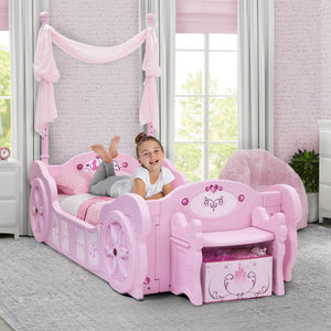 Princess Carriage Convertible Toddler-to-Twin Bed 11