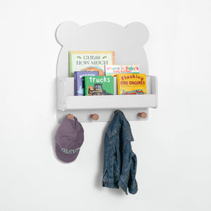 Brannan Bear Wall Shelf with 4 Hooks 7