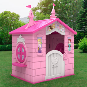 Disney Princess Plastic Indoor/Outdoor Playhouse with Easy Assembly by Delta Children 1