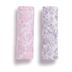 Pastel Floral Fitted Crib Sheets - 2 Pack 23