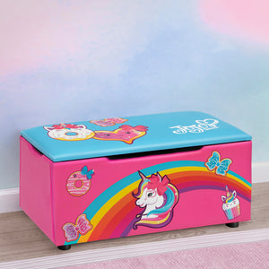 JoJo Siwa Upholstered Storage Bench for Kids 8