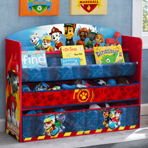 PAW Patrol Deluxe Book and Toy Organizer 9