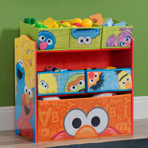 Sesame Street Multi-Bin Toy Organizer 6