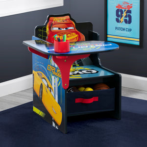 Cars Chair Desk with Storage Bin 10