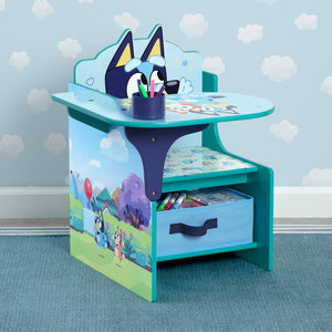 Bluey Chair Desk with Storage Bin 19