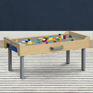 Play N Store Building Bricks Play Table with 100+ Play Bricks Included 14