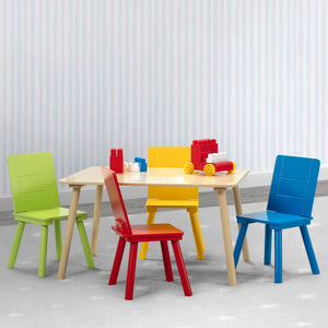 Kids Table and Chair Set (4 Chairs Included) 6