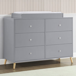 Jordan 6 Drawer Dresser with Interlocking Drawers 8