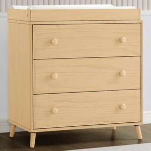 Jordan 3 Drawer Dresser with Interlocking Drawers 0