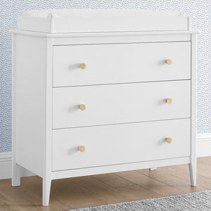 Casey 3 Drawer Dresser with Interlocking Drawers 0