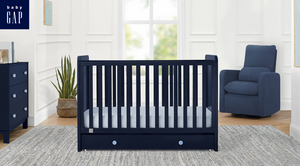 Graham 4in1 Nursery Set Navy Light Blue 32