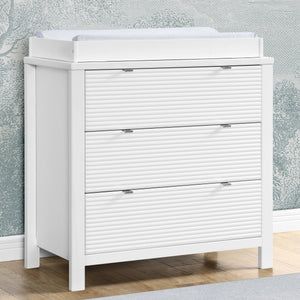 Cassie 3 Drawer Dresser with Changing Top 0