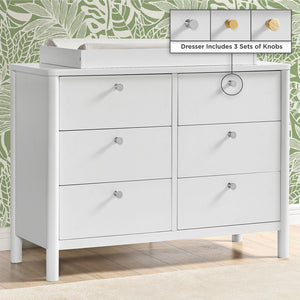 Brooks 6 Drawer Dresser with Interlocking Drawers 2