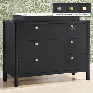 Brooks 6 Drawer Dresser with Interlocking Drawers 2