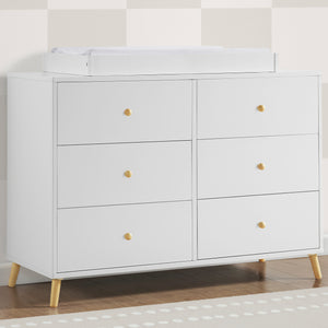 Essex 6 Drawer Dresser with Interlocking Drawers 5