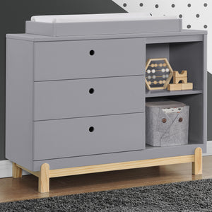 Poppy 3 Drawer Dresser with Cubbies 14