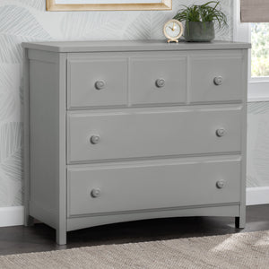 3 Drawer Dresser with Interlocking Drawers 13