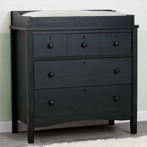 Farmhouse 3 Drawer Dresser with Changing Top and Interlocking Drawers 10