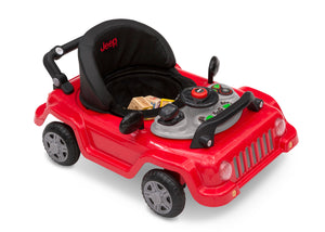  Jeep® Classic Wrangler 3-in-1 Grow With Me Walker, Anniversary Red (2312), Toy tray requires 2 AA batteries 10