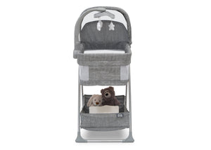 Simmons Kids Grey Tweed (2012) City Sleeper Bassinet, Front Silo View 3