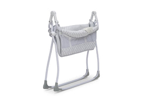 Delta Children Grey Infinity (434) Newborn Soothing Sleeper Bassinet, Folded View 6