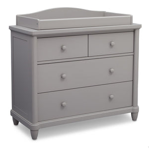 Simmons Kids Grey (026) Belmont 4 Drawer Dresser, Side View a1a 22