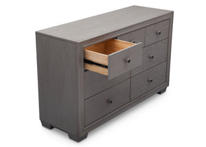 Simmons Kids Storm (161) Ravello 7 Drawer Dresser, Detail View, b4b 9