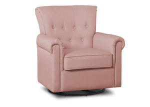 DCB:  Blush (636) Harper Nursery Glider Swivel Rocker Chair (525310), Right View, a3a 6