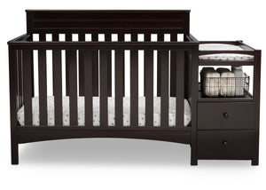 Delta Children Dark Chocolate (207) Presley Convertible Crib N Changer 20