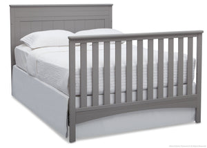 Delta Children Grey (026) Fancy 4-in-1 Crib, Full-Size Bed Conversion b6b 6