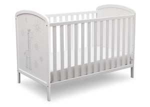 Delta Children, Bianca With Animal Motif (1303), Modbaby 3-in-1 Crib, angled silo, a4a 0