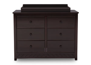 Delta Children Dark Espresso (958) Bennington Elite 6 Drawer Dresser Front view c2c 2