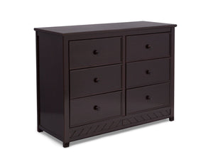 Delta Children Dark Espresso (958) Bennington Elite 6 Drawer Dresser Side View c3c 10