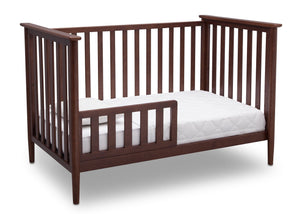 Delta Children Walnut (1316) Greyson 3-in-1 Crib, Angled Conversion to Toddler Bed, b4b 5