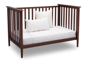 Delta Children Walnut (1316) Greyson 3-in-1 Crib, Angled Conversion to Daybed, b5b 6