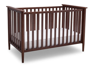 Delta Children Walnut (1316) Greyson 3-in-1 Crib, Angled View, b3b 3