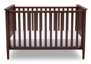 Delta Children Walnut (1316) Greyson 3-in-1 Crib, Front View, b2b 4