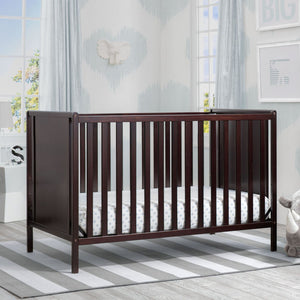 Delta Children Dark Chocolate (207) Heartland Classic 4-in-1 Convertible Crib 57