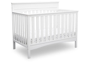 Delta Children Bianca White (130) Skylar 4-in-1 Convertible Crib (558150), Crib, c2c 4