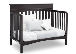 Delta Children Dark Chocolate (207) Skylar 4-in-1 Convertible Crib (558150), Daybed, d3d 15