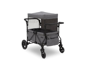 Jeep Wrangler Stroller Wagon by Delta Children, Grey (2148), Full View 5