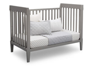 Serta Mid-Century Modern Classic 5-in-1 Convertible Crib Grey (026) Daybed a5a 7