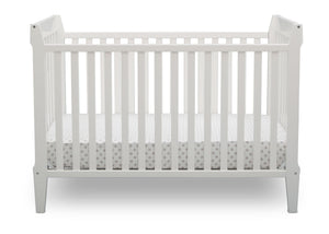 Serta Mid-Century Modern Classic 5-in-1 Convertible Crib Bianca (130) Front b3b 12