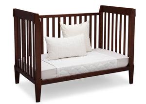 Serta Mid-Century Modern Classic 5-in-1 Convertible Crib Walnut Espresso (1324) Daybed c5c 21